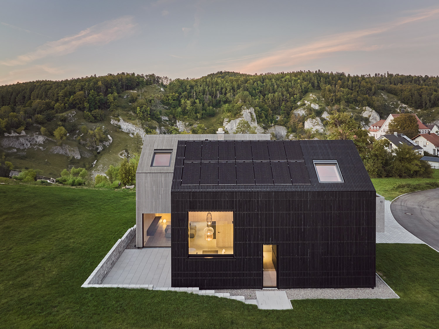 HI Architektur Stuttgart nachhaltiges Wohnhaus Zwei an der Donau 24 Zwei an der Donau – nachhaltige Architektur im Donautal - HI Architektur Stuttgart - 24